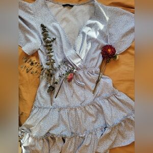 Light Blue Floral Dress